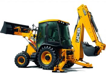 Стекло левой двери JCB 3cx 4cx